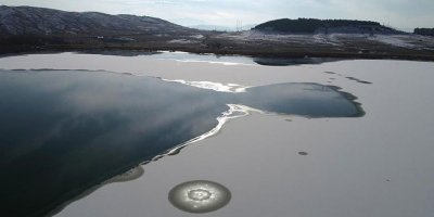 4 ay buzla kaplanan Hafik Gölü