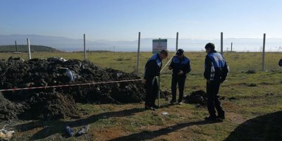 Kırsal alana kimyasal atık döküldü