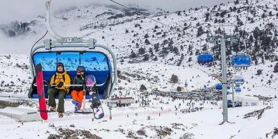 Denizli Kayak Merkezi’nde sezon açıldı