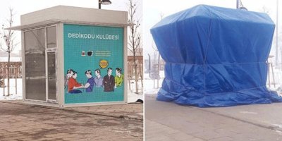 Ağrı Belediye Başkanı, Millet Bahçesi'ne ‘Dedikodu Kulübesi’ kurdu