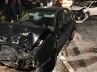 Araç geçeyim derken kaza yaptı