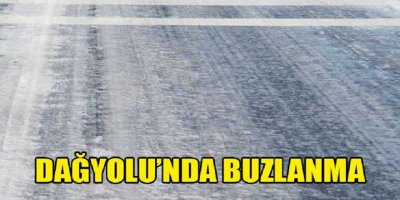 Girne Dağyolu’nda buzlanma!