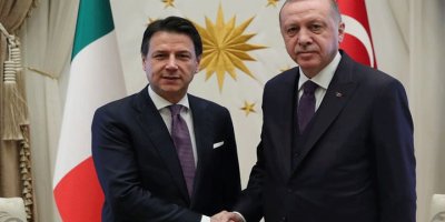 Erdoğan, İtalya Başbakanı Giuseppe Conte’yi kabul etti