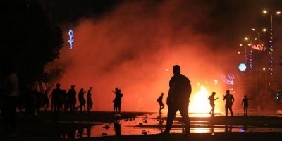 Irak'ta sokaklar karıştı: 2 ölü, 60 yaralı