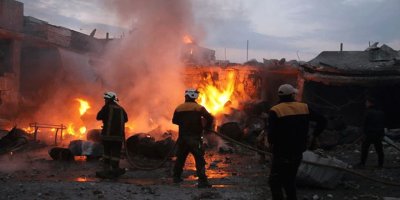 Rusya'nın İdlib'e hava saldırılarında çok sayıda sivil yaşamını yitirdi
