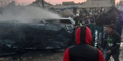 Azez’de bombalı terör saldırısı sonucu 5 kişi öldü, 15 kişi yaralandı