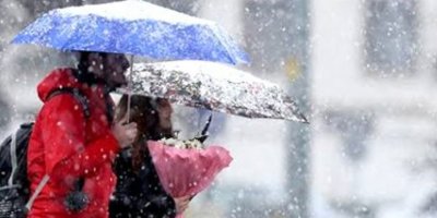 Karla karışık yağmur geliyor