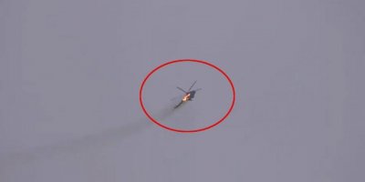 "Helikopter düşürüldü"