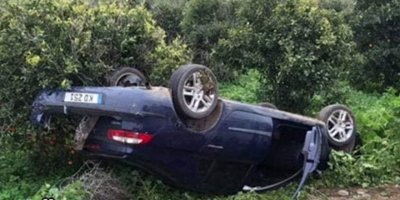 Güzelyurt - Lefke anayolundaki kazada 83 yaşındaki Salih Koramaz yaralandı