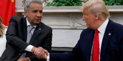 Trump, Ekvador Devlet Başkanı ile görüşmesi öncesi gündemi değerlendirdi