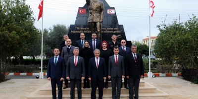 Sağlık Bakanı Pilli sivil savunma teşkilatı başkanlığını ziyaret etti