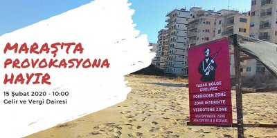 Maraş’ta Provokasyona Hayır!