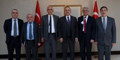 Çavuşoğlu, Suriye Kürt Ulusal Konseyi heyetiyle görüştü