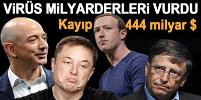Corona virüs bu kez de milyarderleri vurdu