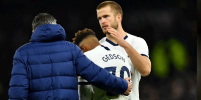 Tottenham'lı Eric Dier ırkçı taraftarı yakalamak için tribüne çıktı