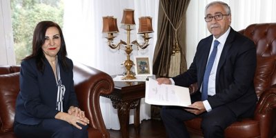 Akıncı, Dizdarlı’yı kabul ederek görüştü