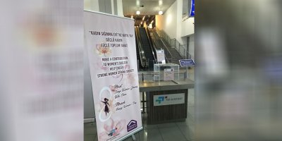 Ercan Havalimanı’nda “Lefkoşa kadın sığınma evi'ne katkı kampanyası"