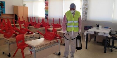 Milli eğitim bakanlığı okullarda kapsamlı dezenfekte işlemi başlattı