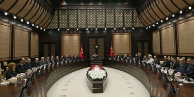 Cumhurbaşkanlığı Külliyesi'nde 'koronavirüs' toplantısı