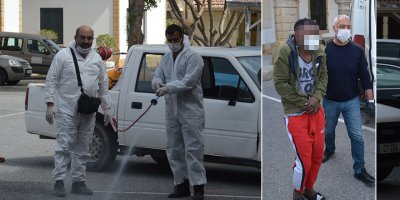 Mahkemede koronavirüs paniği