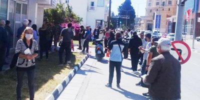 Araç kayıt dairesinde sinirler gerildi!