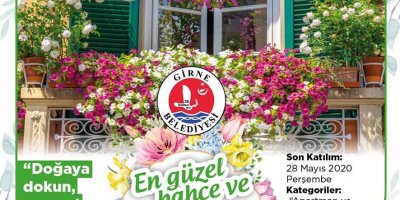 “En güzel bahçe, balkon yarışması” düzenleniyor