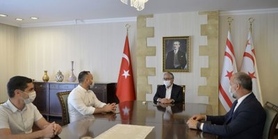 Akıncı, KTAMS heyetini kabul etti
