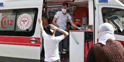 Elektrikli ısıtıcıyla çamaşır kuruturken yangın çıktı