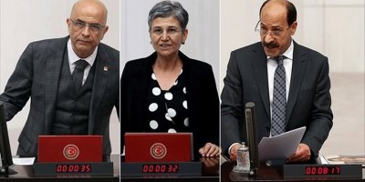 CHP'li Enis Berberoğlu, HDP'li Leyla Güven ve Musa Farisoğulları tutuklanarak cezaevine gönderildi