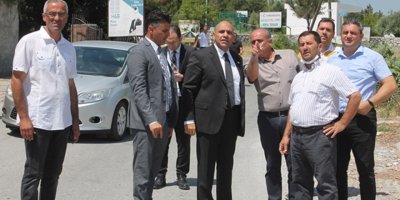 Ulaştırma Bakanı Atakan Girne Batı çevre yolu 1. etap çalışmalarını denetledi