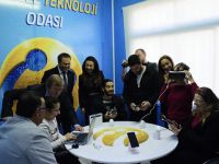 Ortopedik Özürlüler Derneği’nde oluşturulan “Teknoloji Odası” açıldı