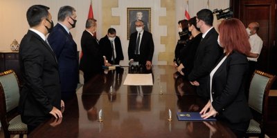 Başsavcı Yardımcısı Varol Cumhurbaşkanı Akıncı huzurunda yemin ederek göreve başladı