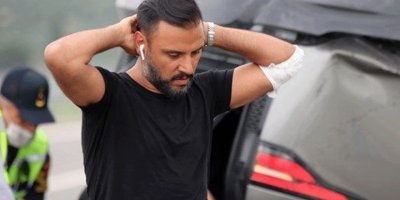 Alişan trafik kazası geçirdi, gözyaşlarını tutamadı