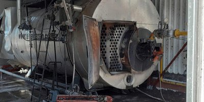 Milas'ta strafor fabrikasında buhar kazanı patladı; 1 işçi ağır yaralı