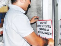 Girne’de 15 işletme mühürlendi