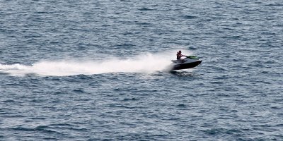 Türkiye’den jet skiyle geldi!