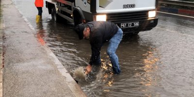 Zonguldak'ta sağanak: Yollar göle döndü