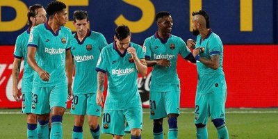 Barcelona derbide Espanyol'a acımadı! Espanyol küme düştü...