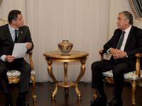 Akıncı, İspanya Stratejik ve Uluslararası Çalışmalar Vakfı yetkilileriyle görüştü