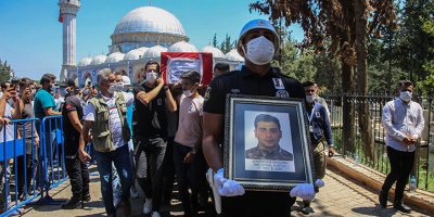 Siirt'te şehit düşen Anıl Kemal Kurtul son yolculuğuna uğurlandı