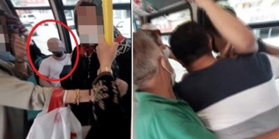 Metroda kadınların gizlice fotoğrafını çektiği iddiasıyla dövüldü