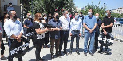 5 sendika "Ek mesaiye kalmama” eylemi başlattı