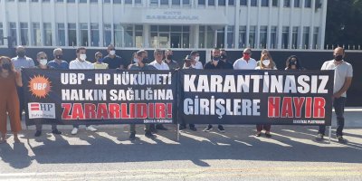 "Karantinasız girişlere HAYIR"