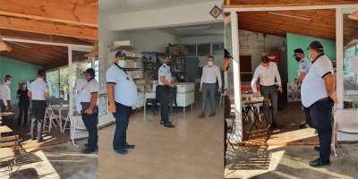 Yenierenköy Belediyesi Covid19 denetimi