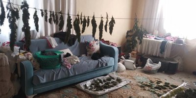Osmaniye'de evinde uyuşturucu imal eden şüpheli yakalandı