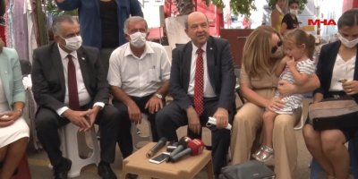 Başbakan Ersin Tatar iskele pazarını ziyaret etti