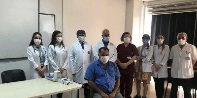 Cerrahpaşa'da ilk gönüllü aşılama yapıldı