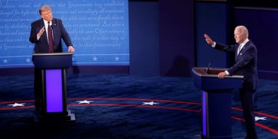 Trump ve Biden canlı yayında karşı karşıya geldi