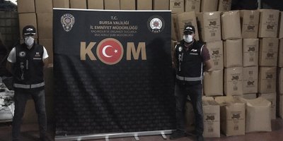 Bursa'da sahte tütün operasyonu