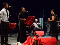Lefkoşa Belediye Orkestrası Halk Müziği Korosu AKKM'de konser verdi